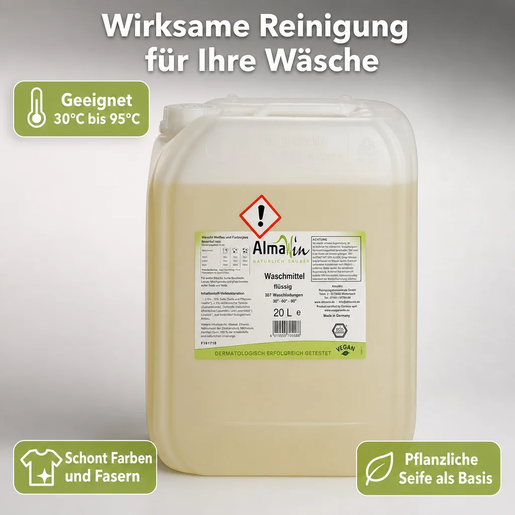 ALMAWIN Waschmittel flüssig 20 Liter