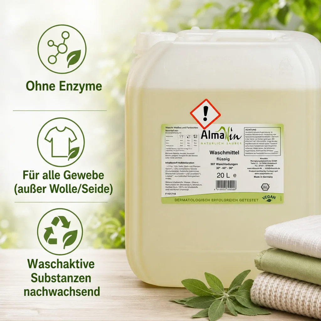 ALMAWIN Waschmittel flüssig 20 Liter