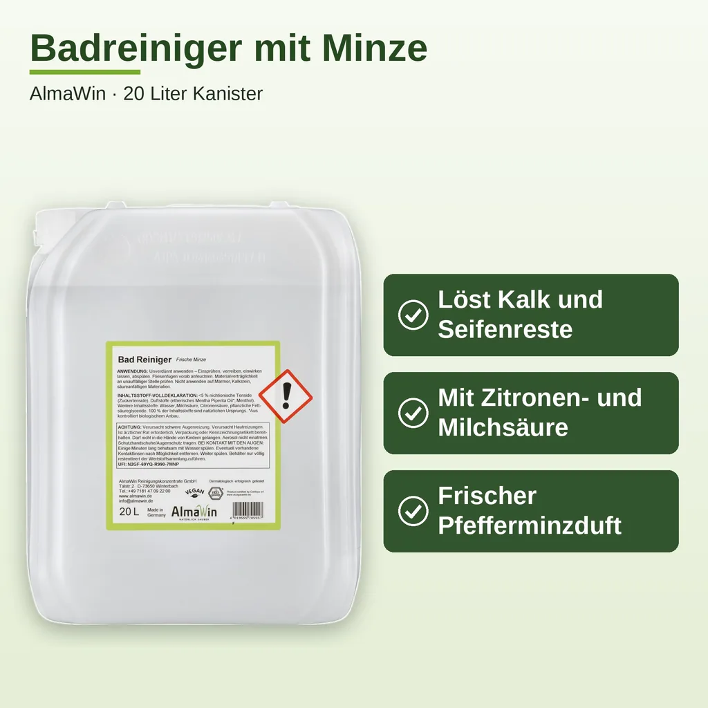 ALMAWIN Badreiniger 20 Liter
