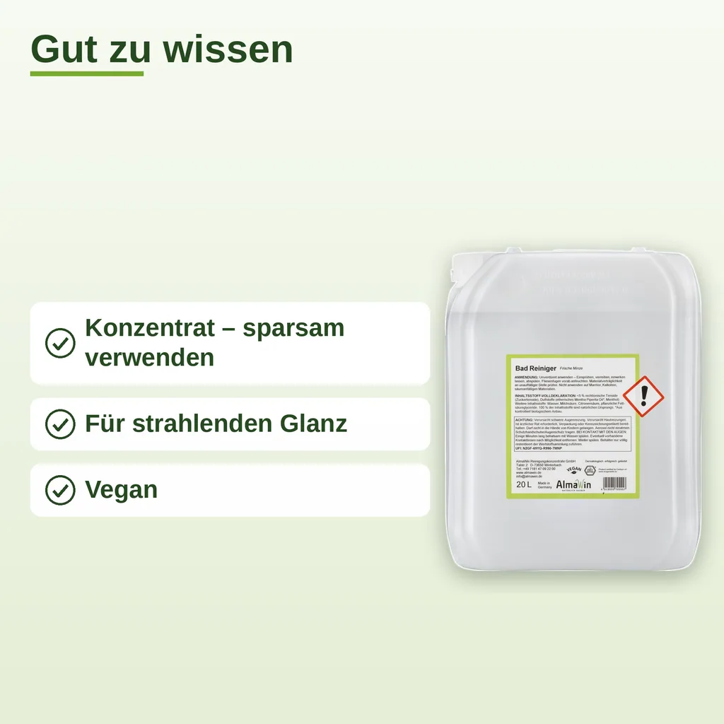 ALMAWIN Badreiniger 20 Liter