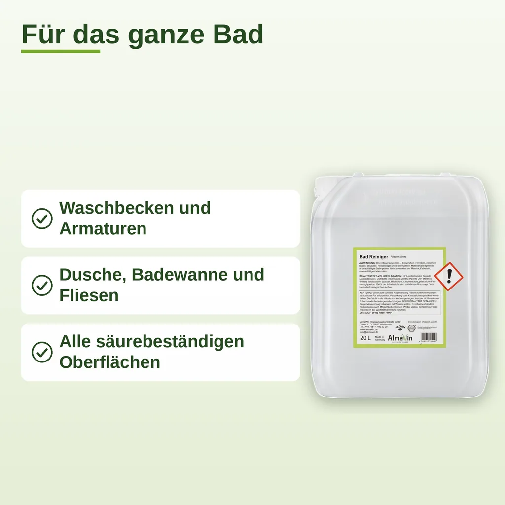ALMAWIN Badreiniger 20 Liter