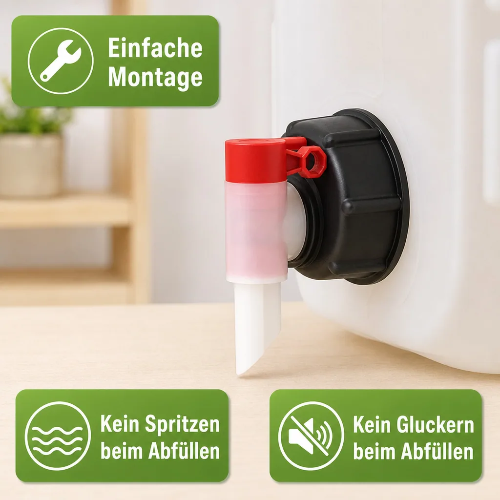 ALMAWIN Auslaufhahn für 20 Liter Kanister