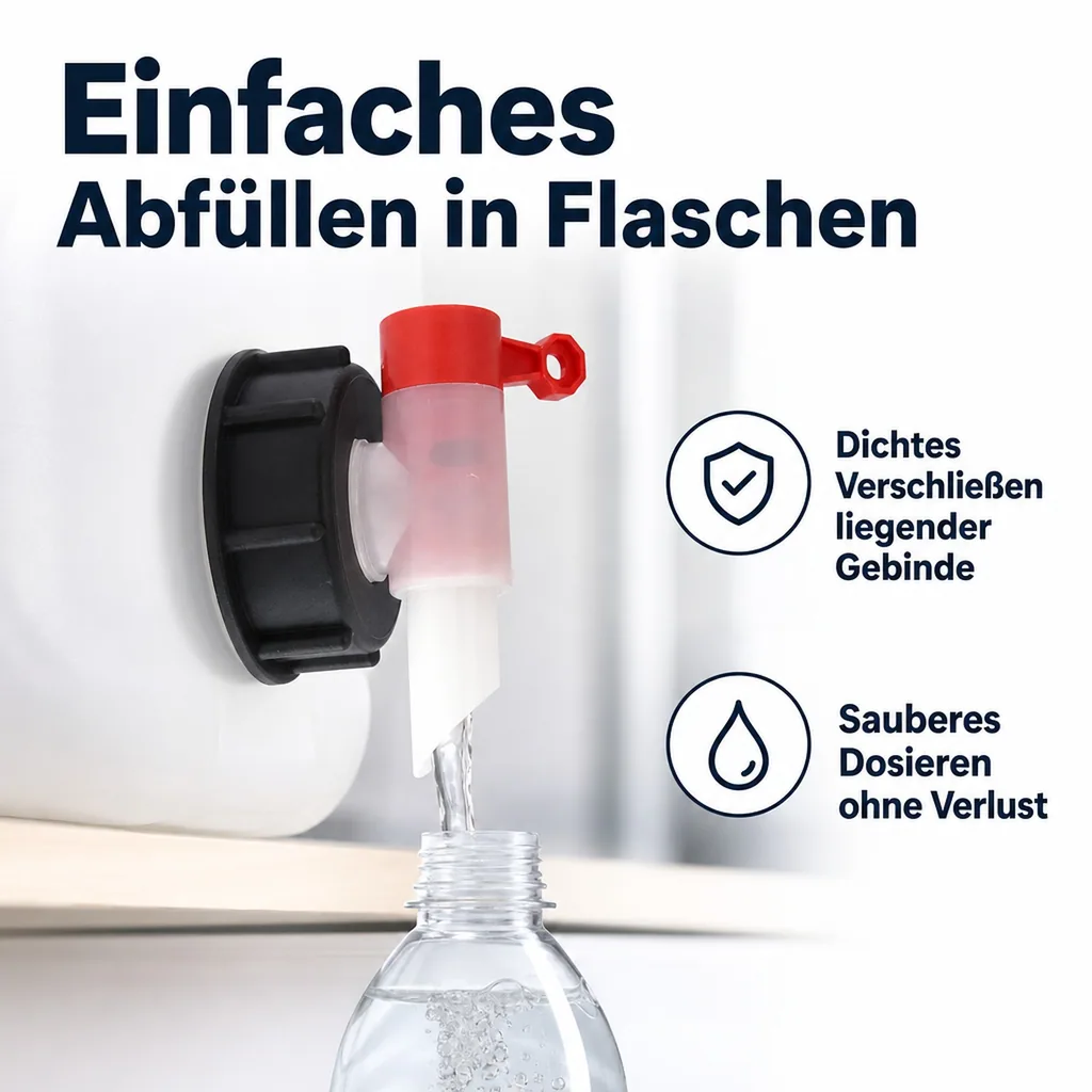 ALMAWIN Auslaufhahn für 20 Liter Kanister