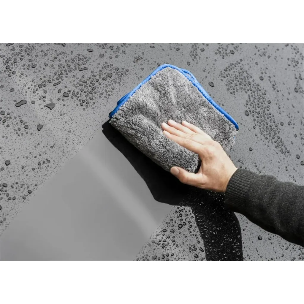 MEGA Clean Flausch PLUS Mikrofasertuch 40 x 40 cm grau/blau 10 Stück