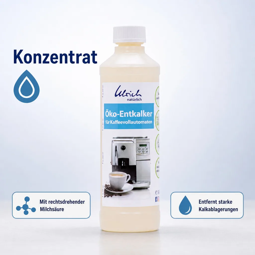 ULRICH natürlich Öko Entkalker 500 ml für Kaffeevollautomaten