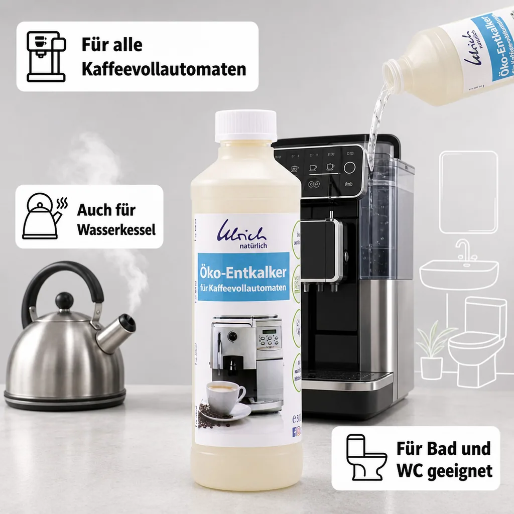 ULRICH natürlich Öko Entkalker 500 ml für Kaffeevollautomaten