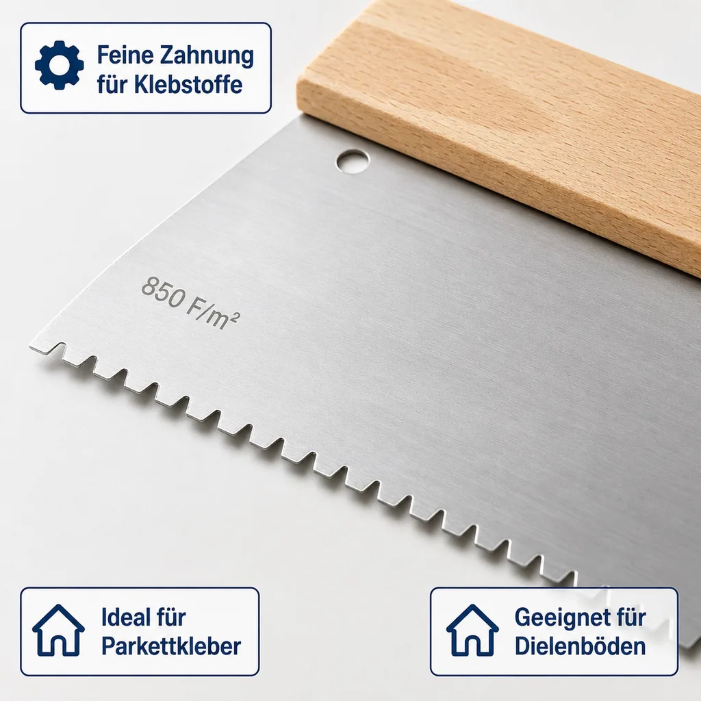 BONA Zahnspachtel 850 F/m² B3 fein 180 mm/150 mm