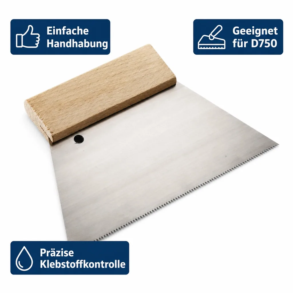 BONA Zahnspachtel 200 F für D750 - 250 mm Breite