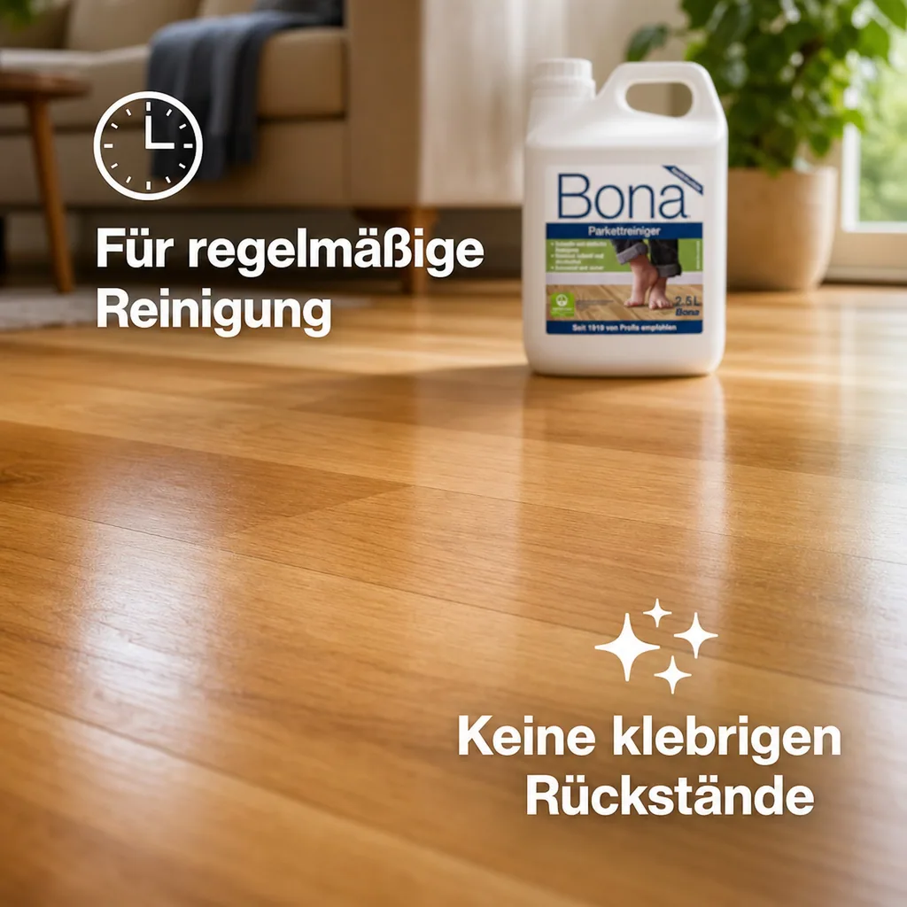 BONA Reiniger 2,5 Liter für Parkett- & Holzboden NF-Kanister f. Spray Mopp