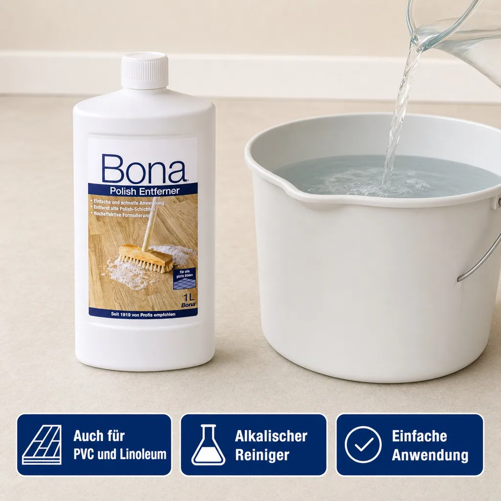 BONA Polish Entferner Remover 1 Liter Grundreiniger