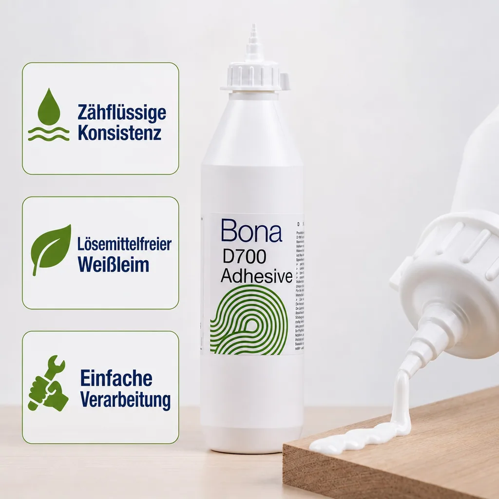 BONA D 700 Parkettleim 750 ml Weißleim D3
