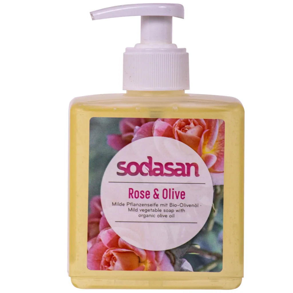 SODASAN Flüssigseife Liquid Rose-Olive 300 ml Pflanzenseife