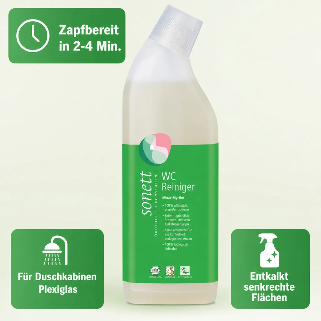 SONETT WC Reiniger Minze-Myrthe 750 ml