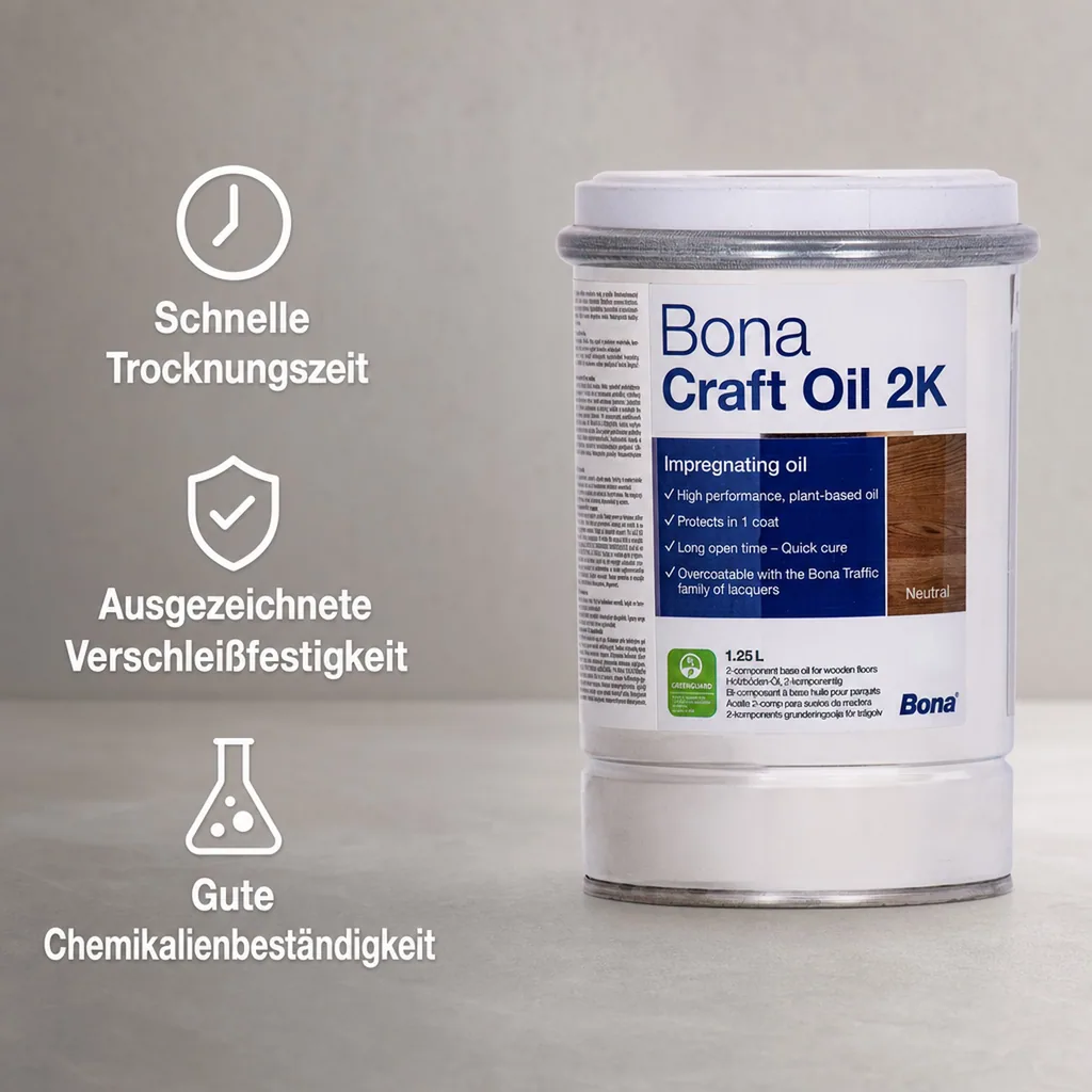 BONA Craft Oil 2K Neutral 1,25 Liter