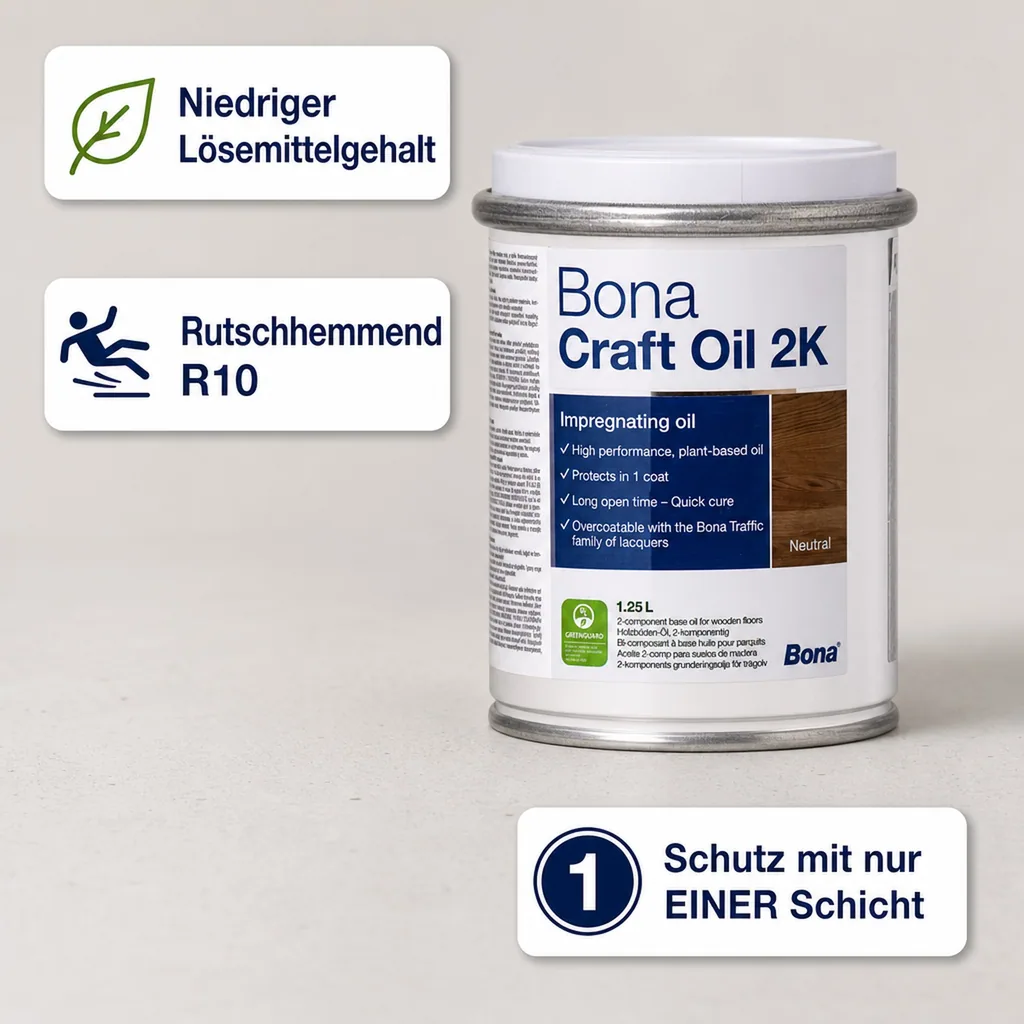 BONA Craft Oil 2K Neutral 1,25 Liter