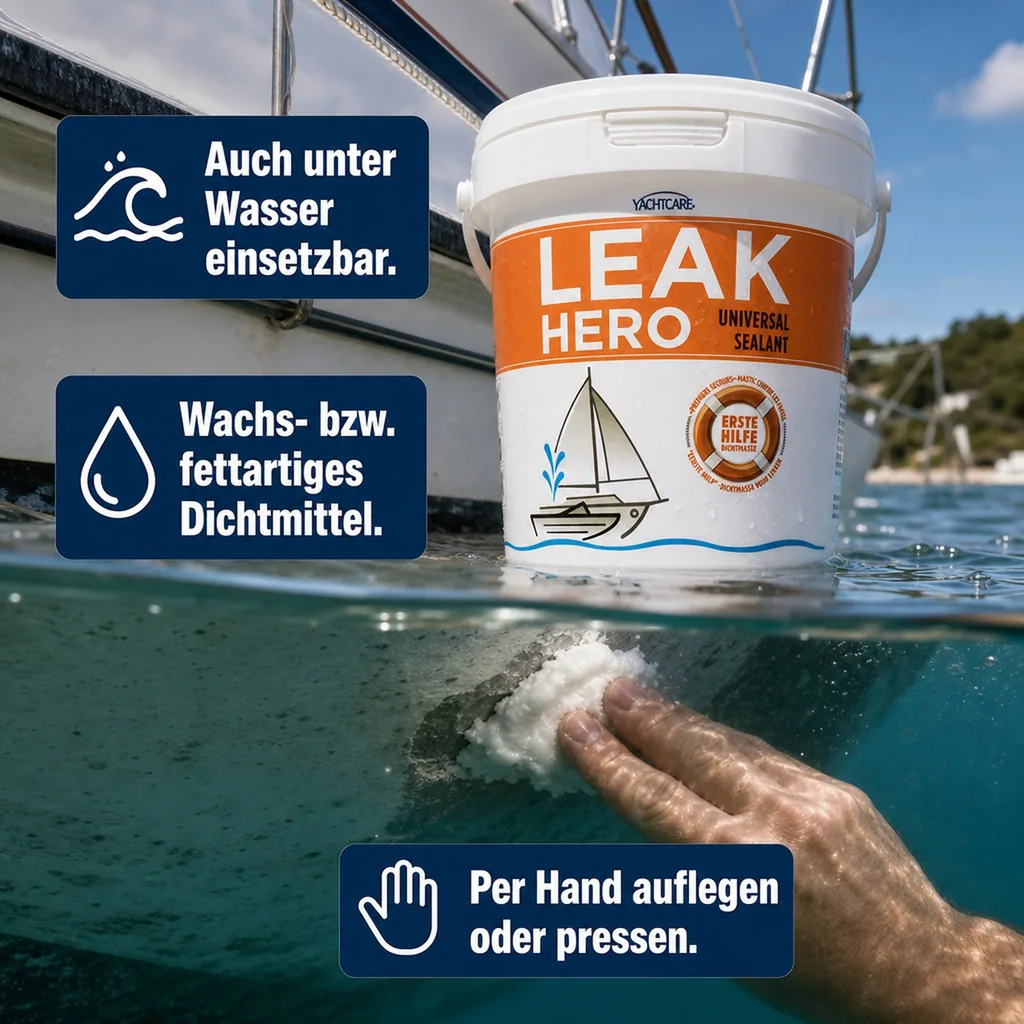 YACHTCARE LEAK HERO 625 ml Leckabdichtung Dichtmasse
