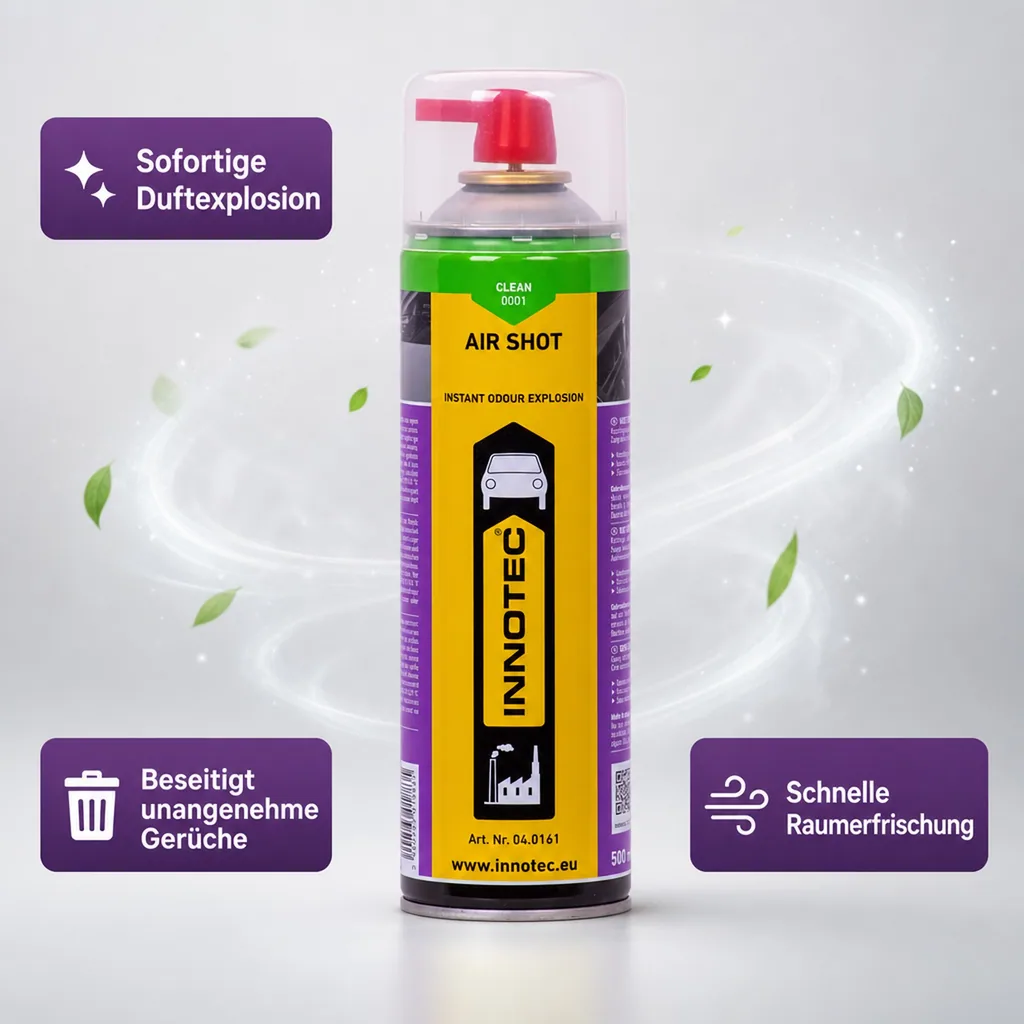 INNOTEC Air Shot Clean 500 ml Duftspray für Raum / Auto 0001 Clean