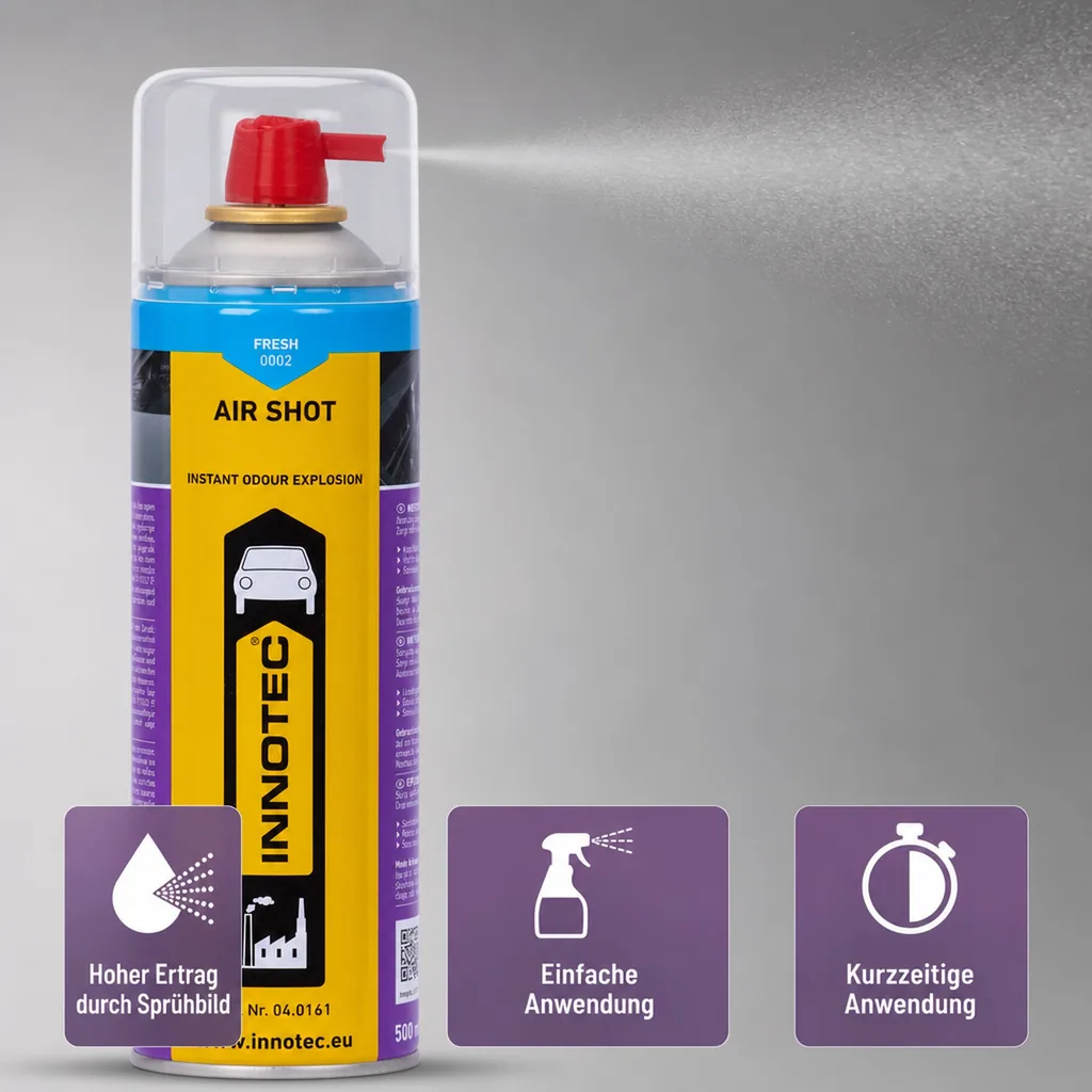 INNOTEC Air Shot Fresh 500 ml Duftspray für Raum / Auto 0002 Fresh