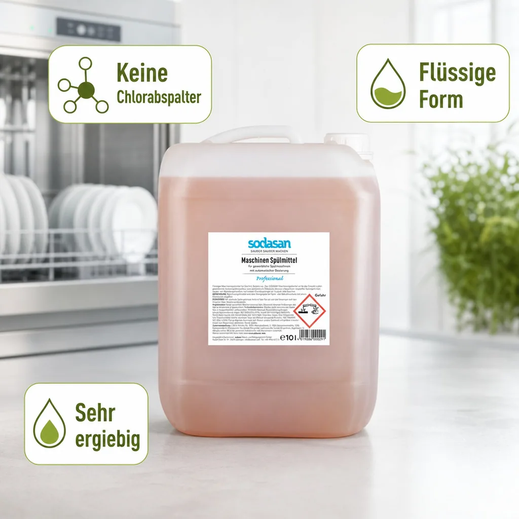 SODASAN Maschinenspülmittel flüssig 10 Liter