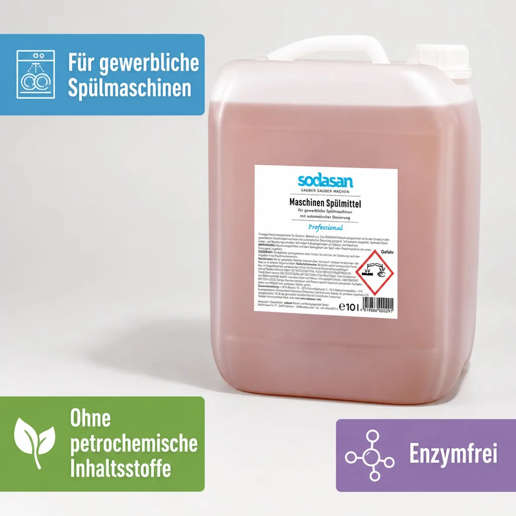 SODASAN Maschinenspülmittel flüssig 10 Liter