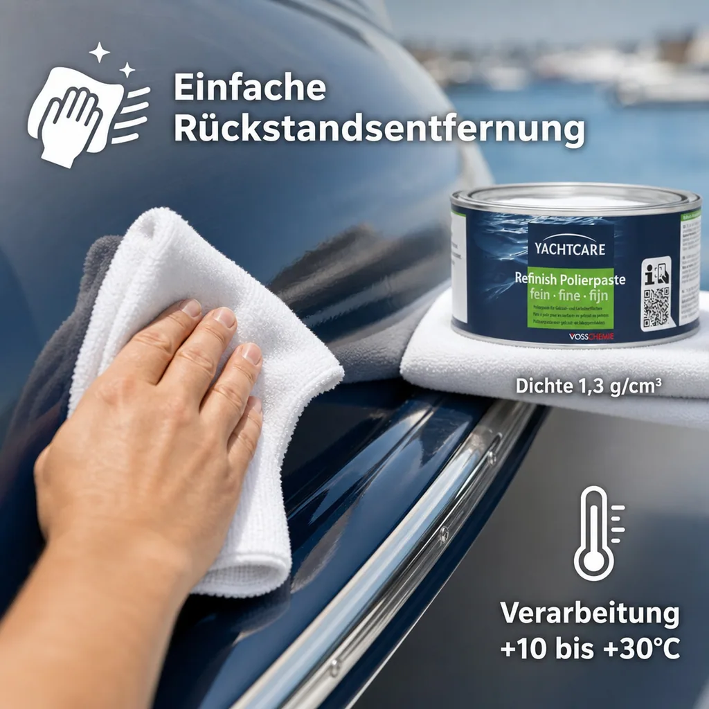YACHTCARE Refinish Polierpaste fein 500 g
