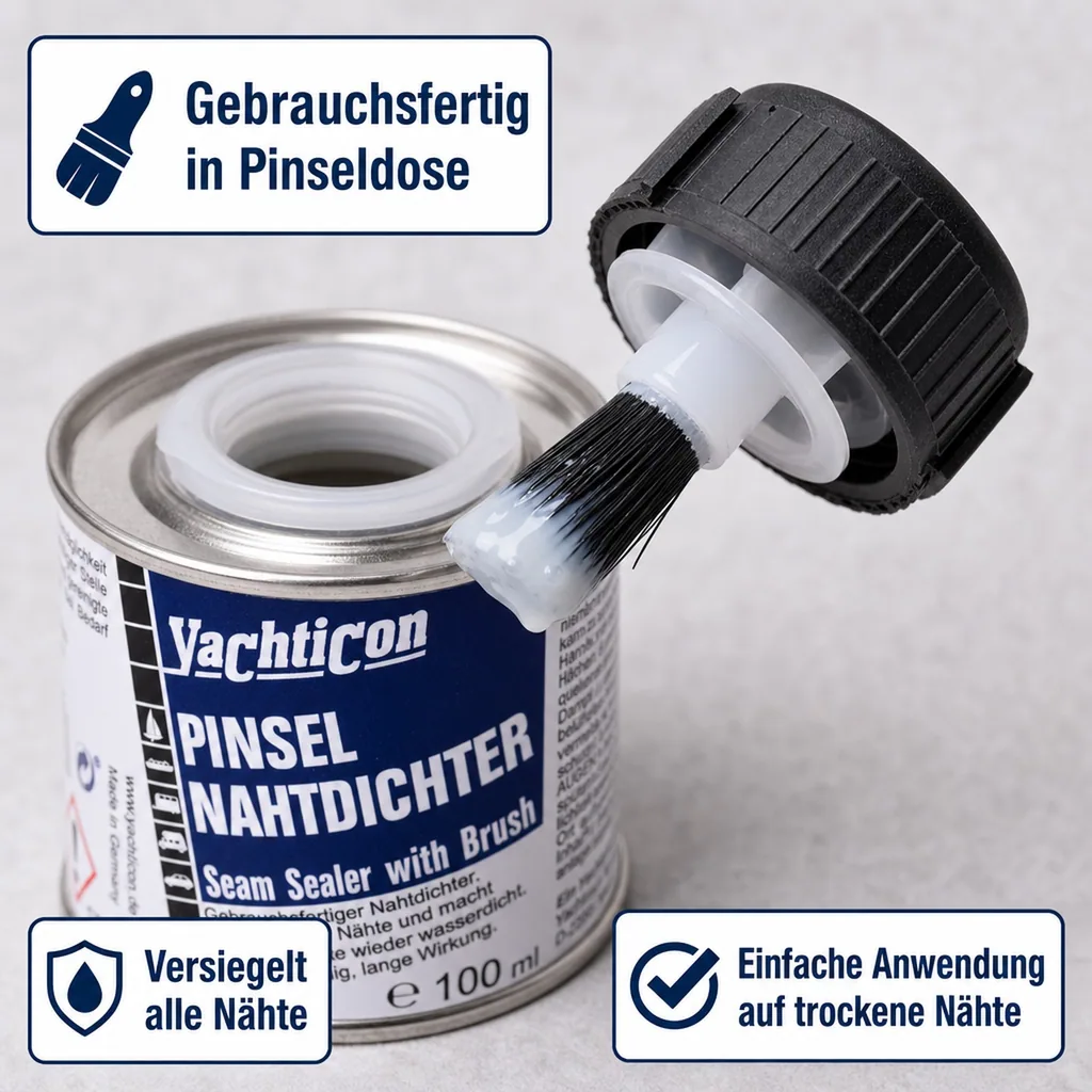 YACHTICON Nahtdichter mit Pinsel 100 ml