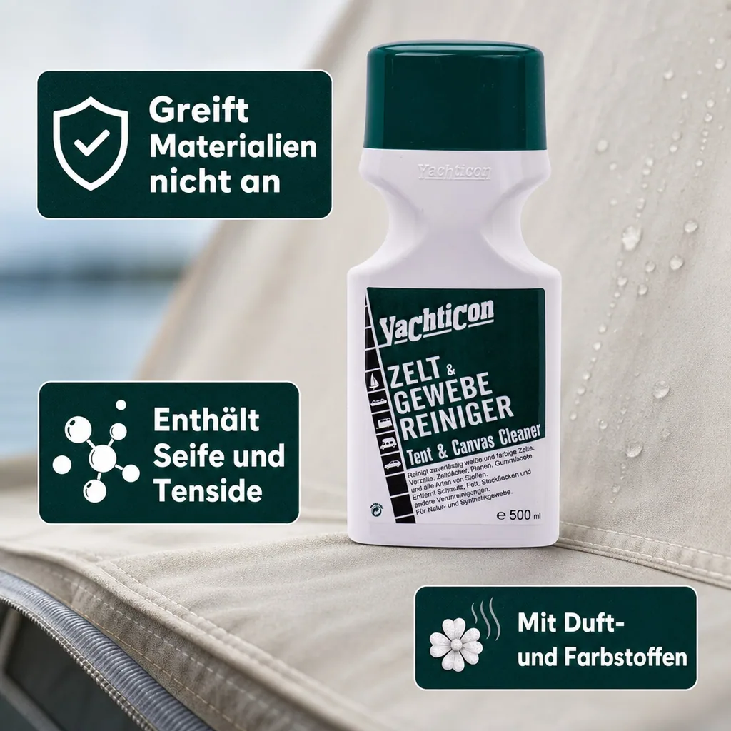 YACHTICON Zelt und Gewebereiniger 500 ml