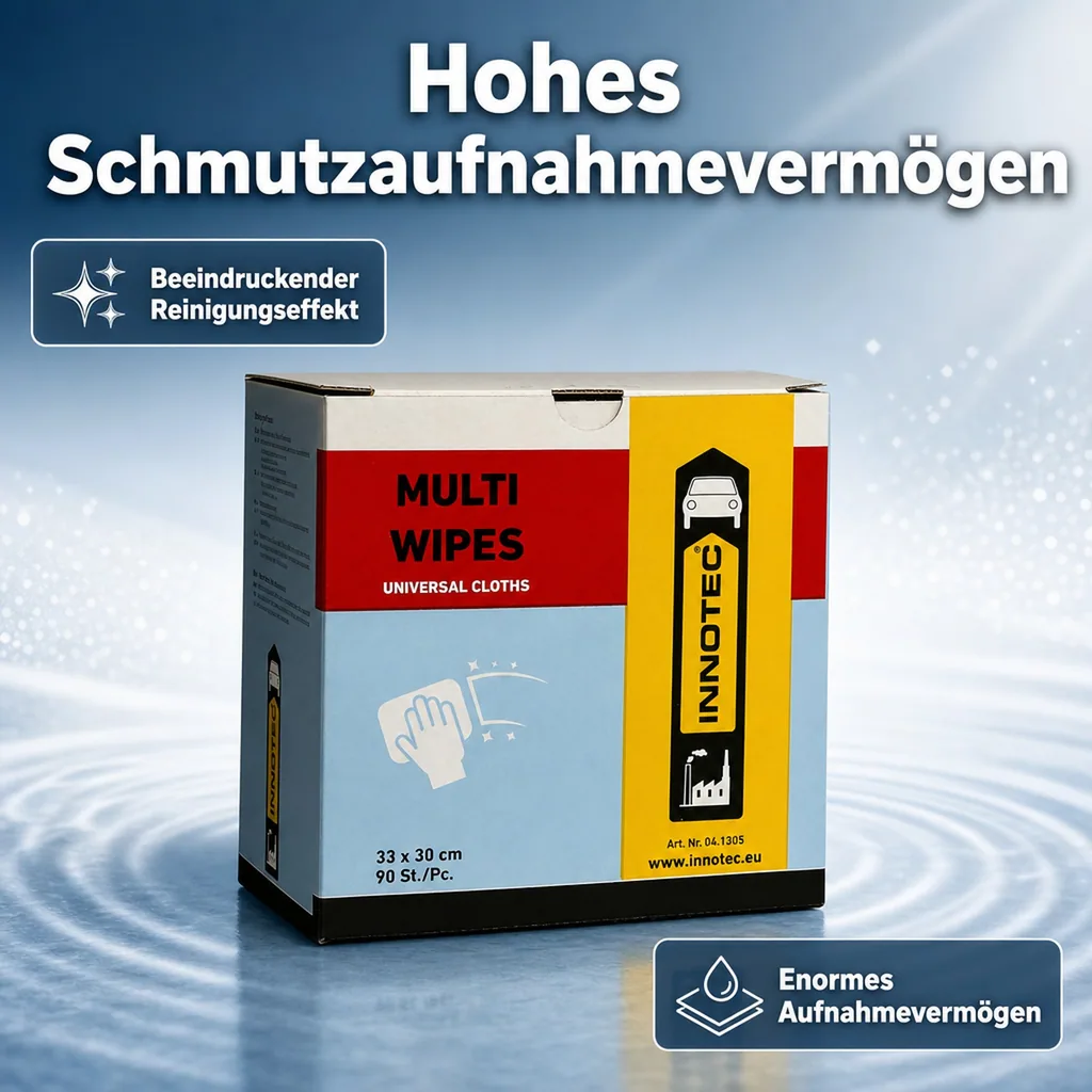 INNOTEC Multi Wipes Poliertücher Inhalt 90 Tücher