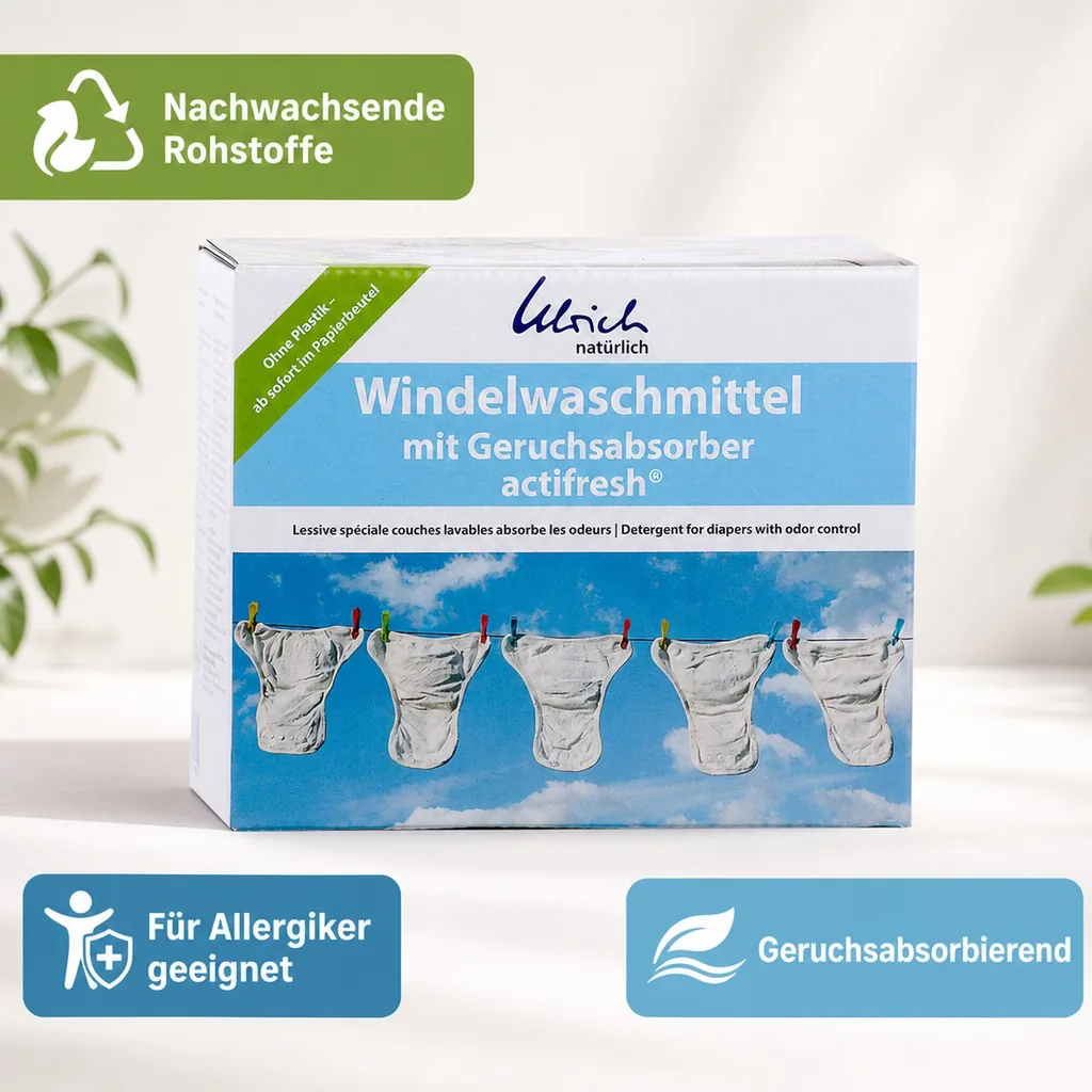 ULRICH natürlich Windelwaschmittel 2 kg Pulver