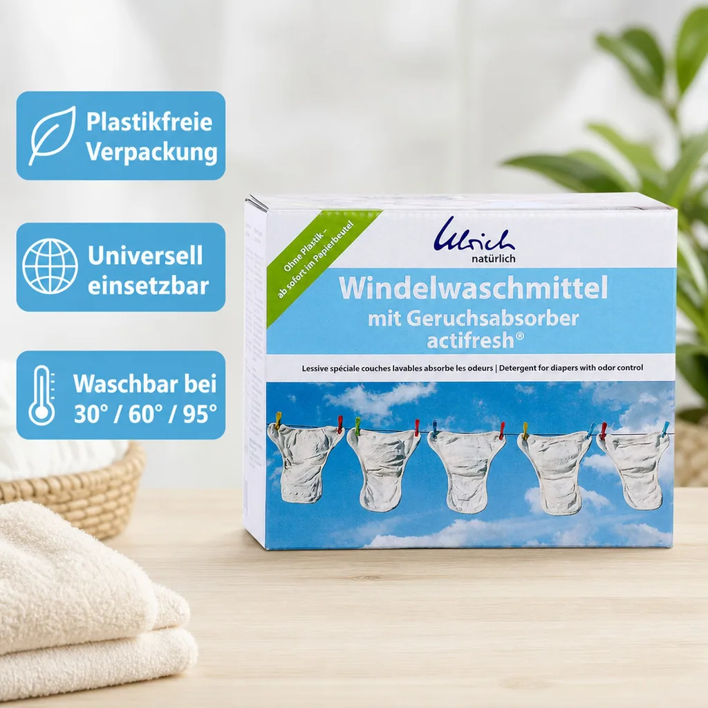 ULRICH natürlich Windelwaschmittel 2 kg Pulver