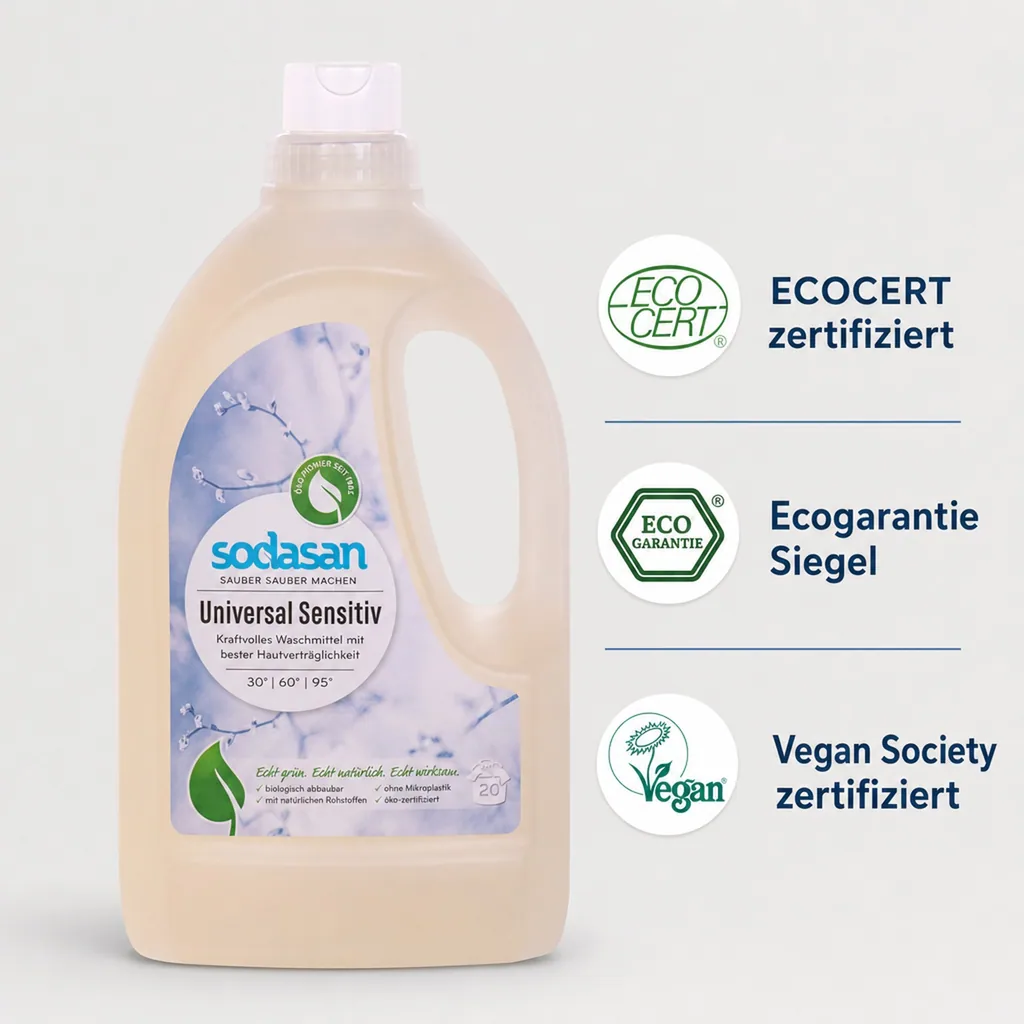 SODASAN Universal Waschmittel sensitive 1,5 Liter