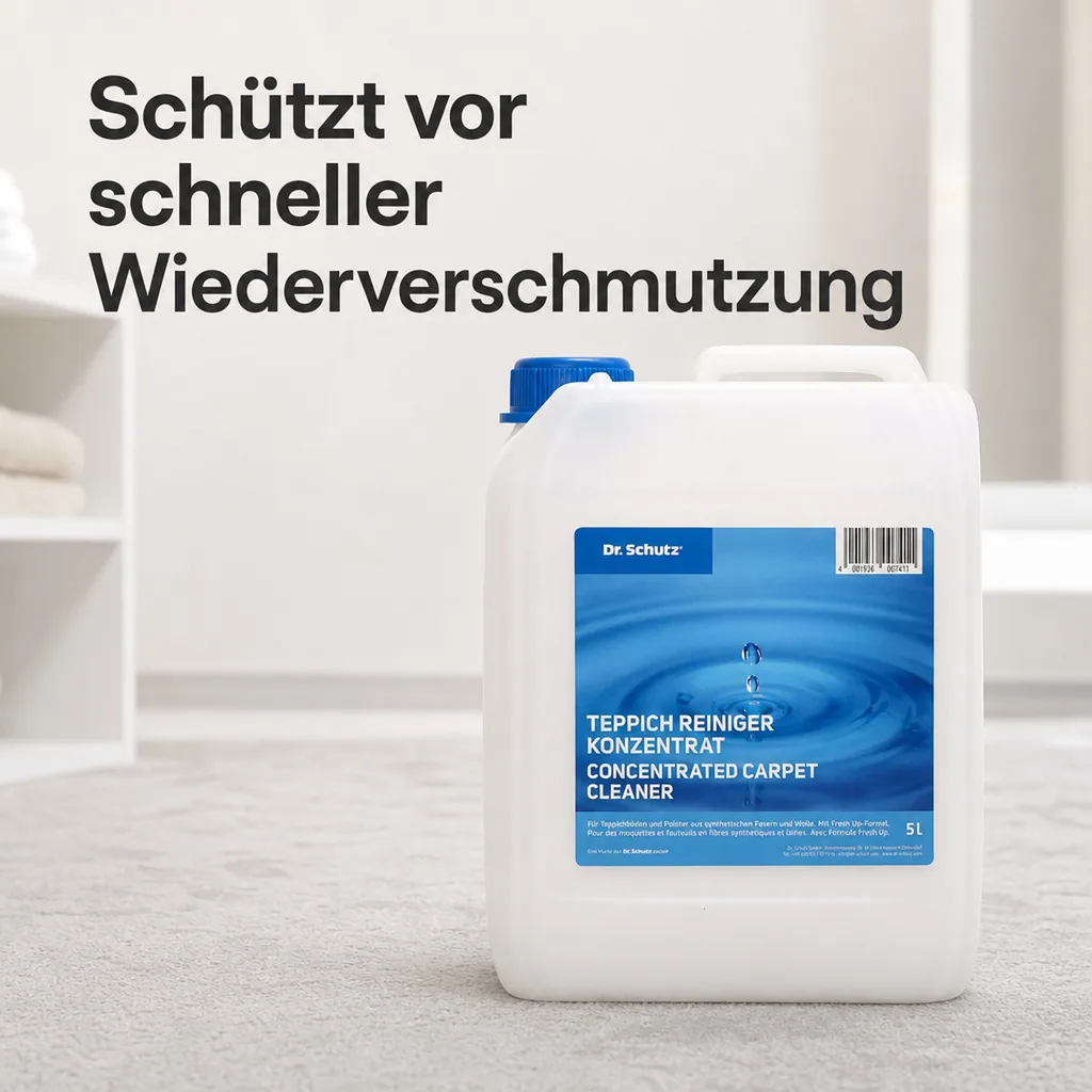 DR. SCHUTZ Teppichreiniger 5 Liter Konzentrat reicht für ca. 350 m²