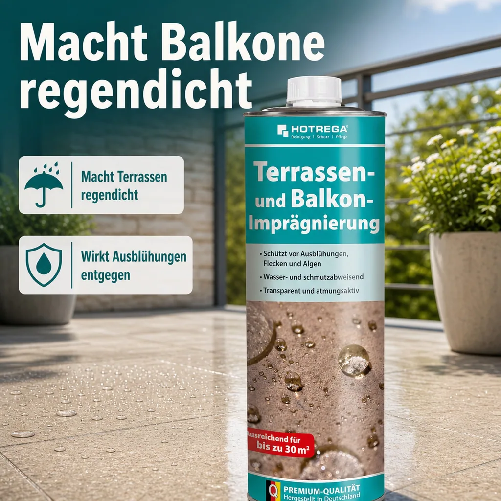 HOTREGA Terrassen- und Balkon Imprägnierung 1 Liter