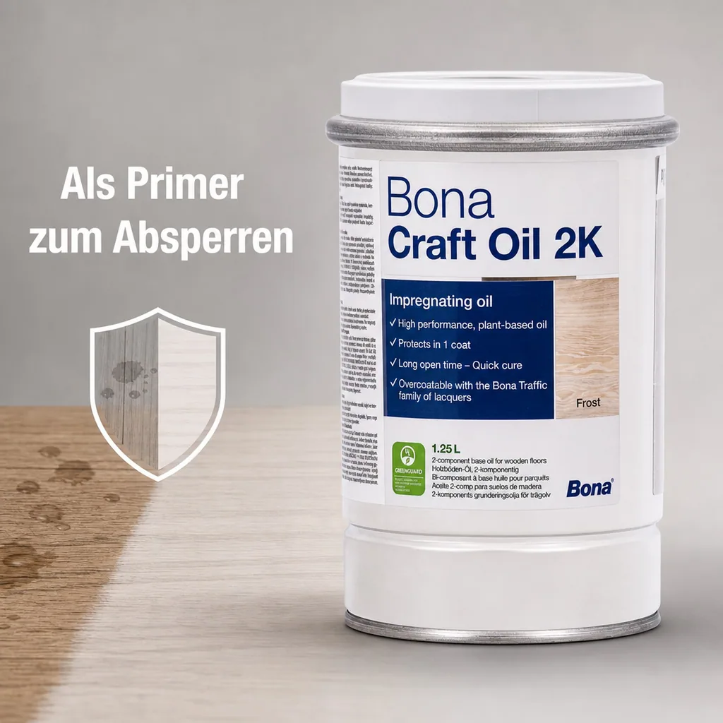 BONA Craft Oil 2K Frost 1,25 Liter weiß