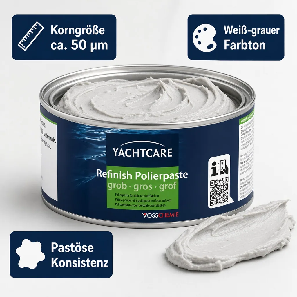 YACHTCARE Refinish Polierpaste grob 500 g