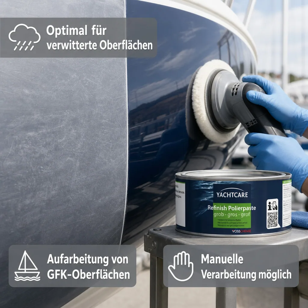 YACHTCARE Refinish Polierpaste grob 500 g