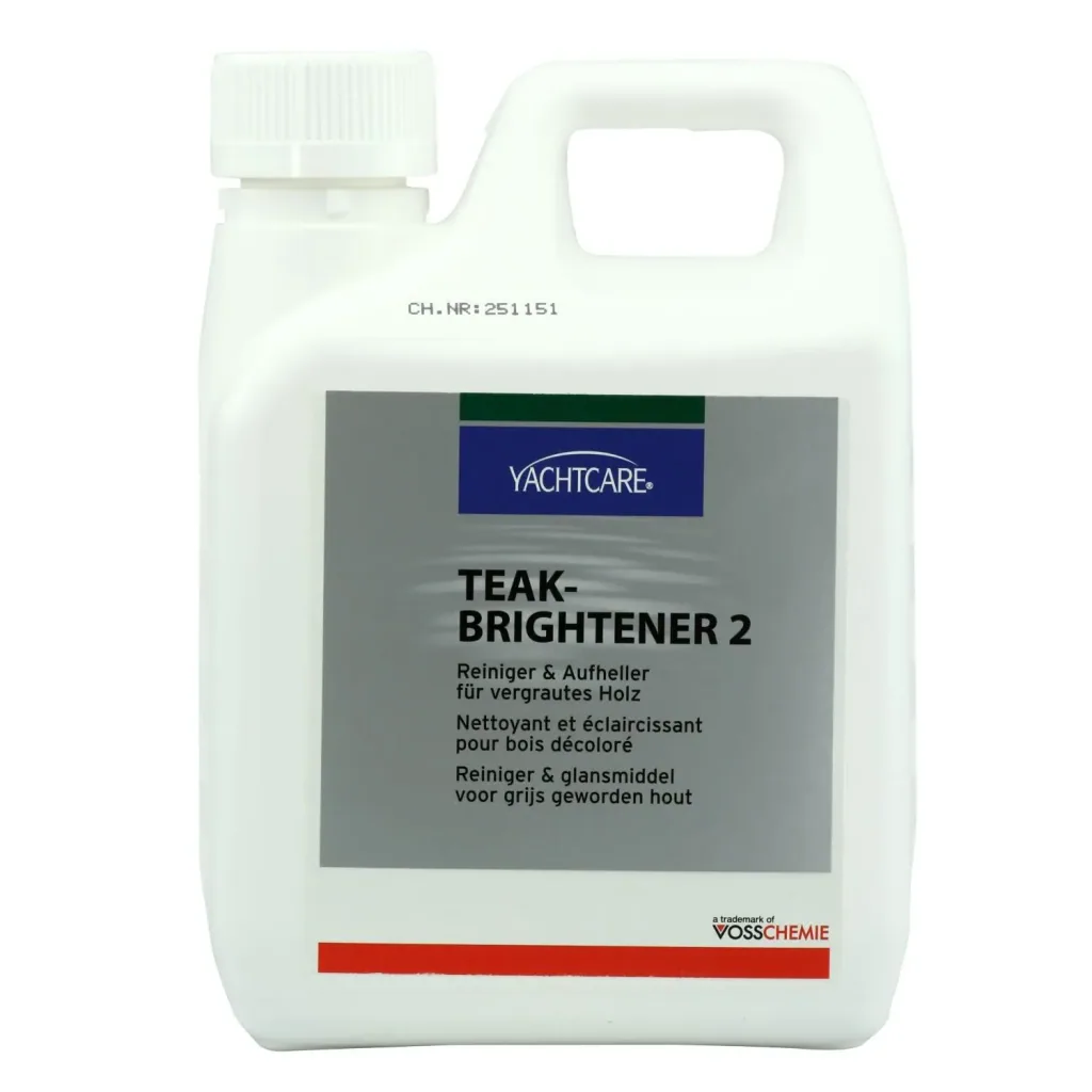 YACHTCARE Teak Brightener2 -1 Liter Reiniger & Aufheller