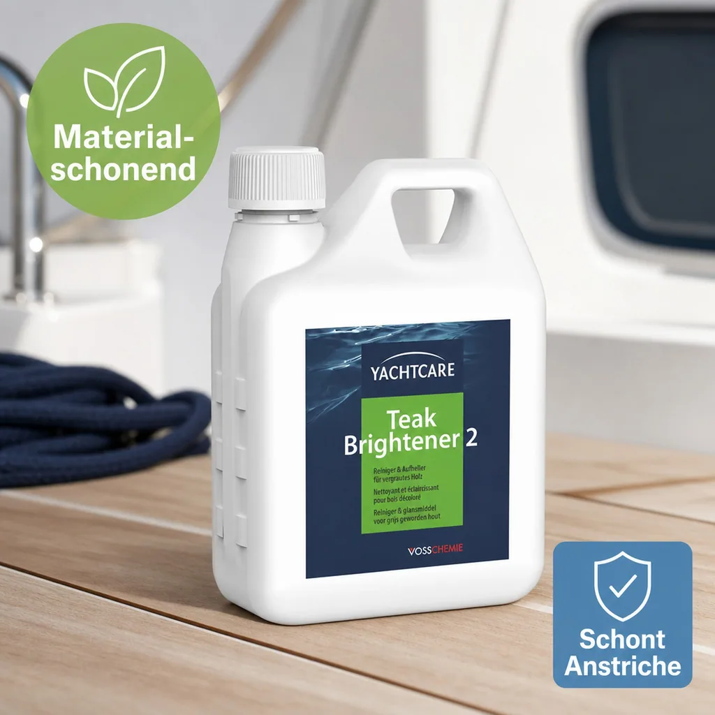 YACHTCARE Teak Brightener2 -1 Liter Reiniger & Aufheller