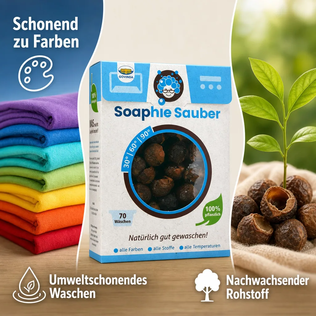 GOVINDA Waschnuss Schalen 350 g Soaphie Sauber