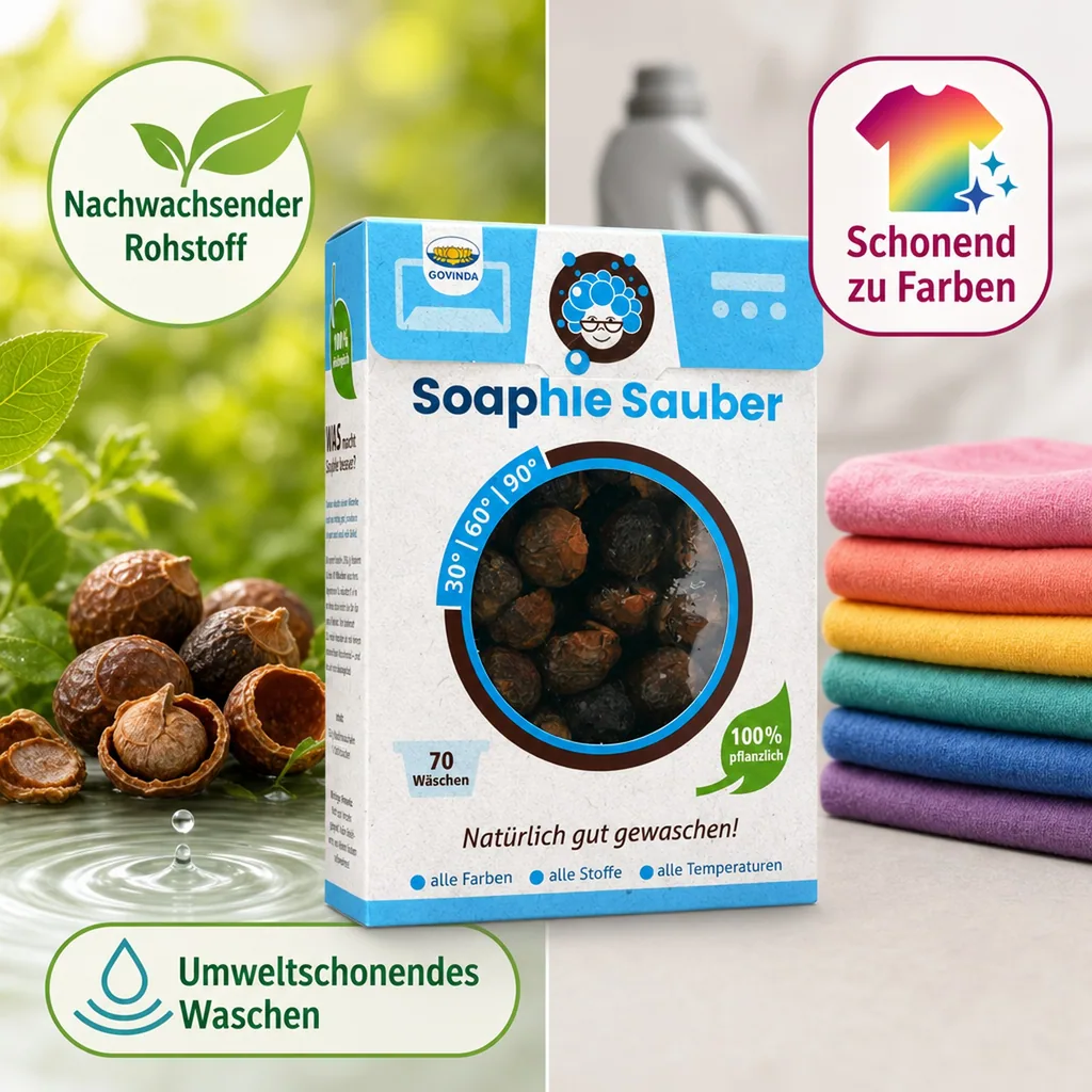 GOVINDA Waschnuss Schalen 350 g Soaphie Sauber