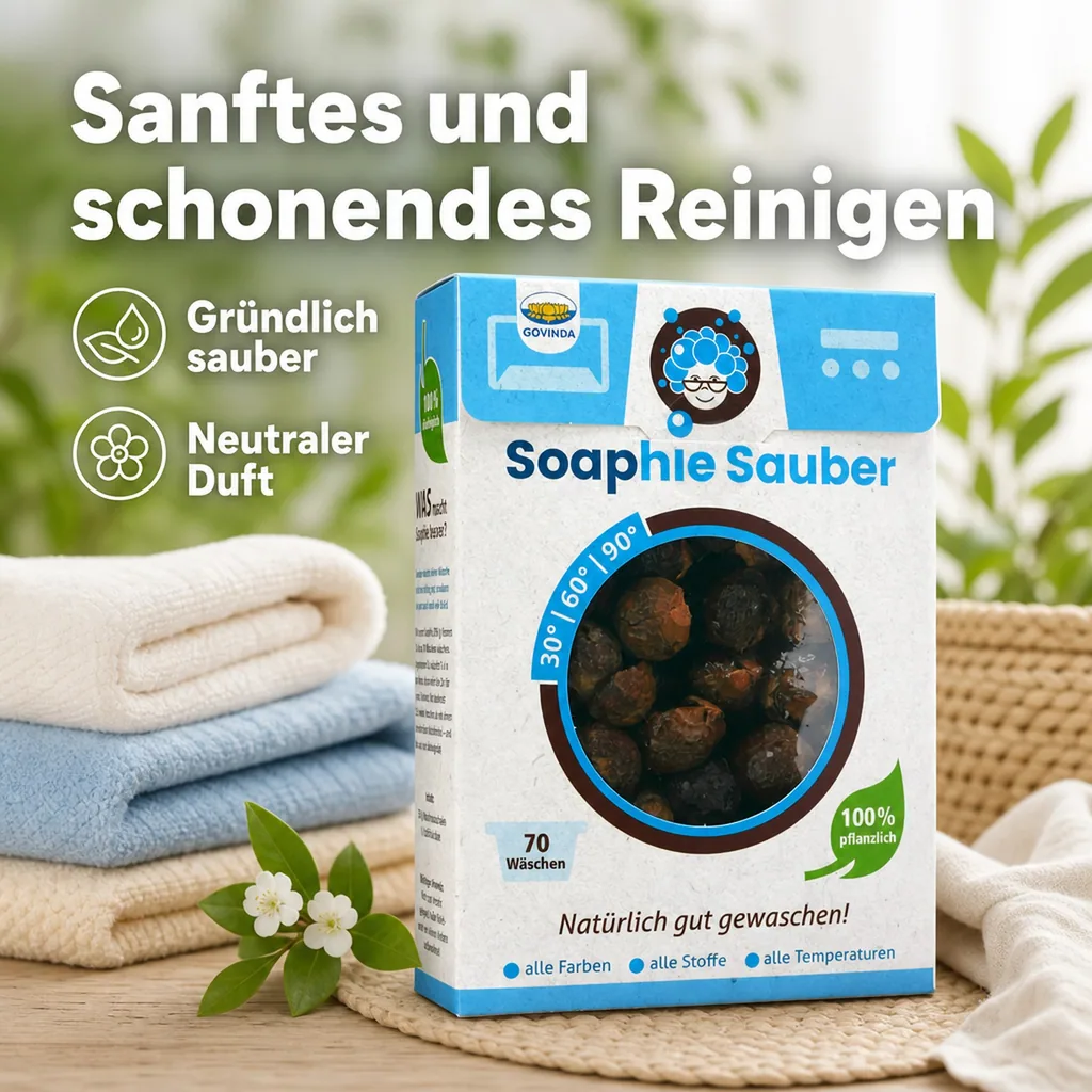 GOVINDA Waschnuss Schalen 350 g Soaphie Sauber