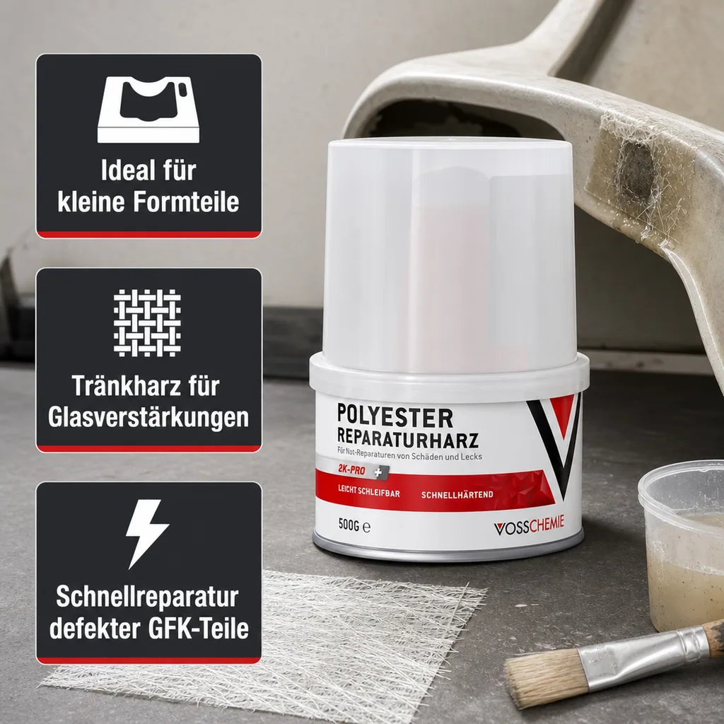 VOSSCHEMIE Polyester Reparaturharz 500 g