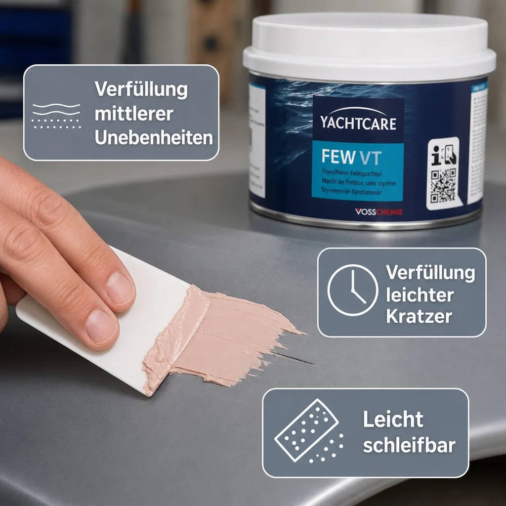 YACHTCARE FEW VT 500 g styrolfreier Feinspachtel