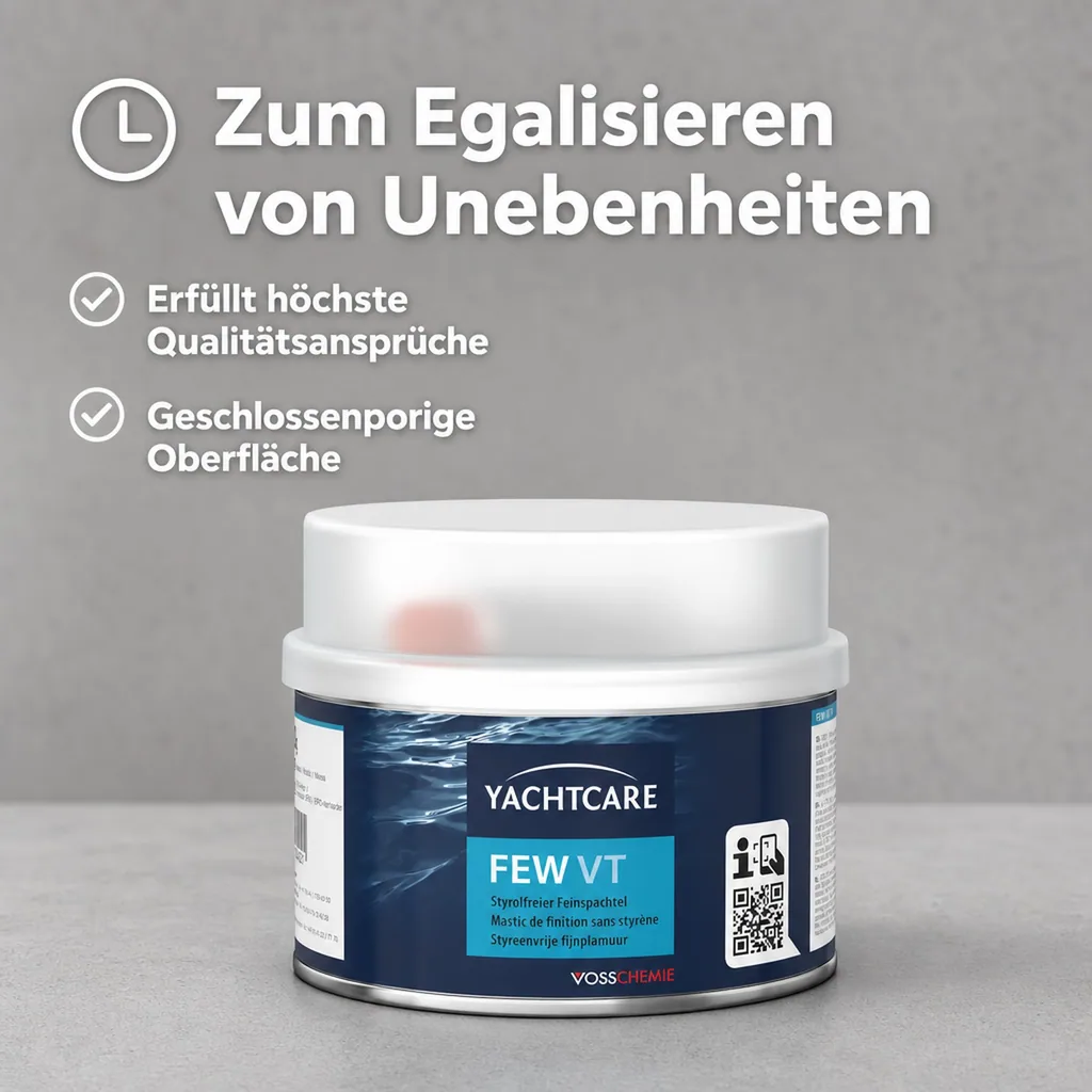 YACHTCARE FEW VT 1 kg styrolfreier Feinspachtel