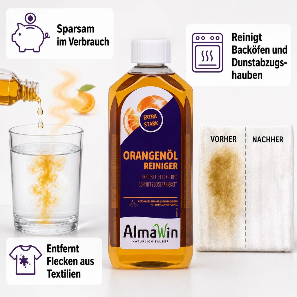 ALMAWIN Orangenölreiniger extra stark 500 ml Konzentrat