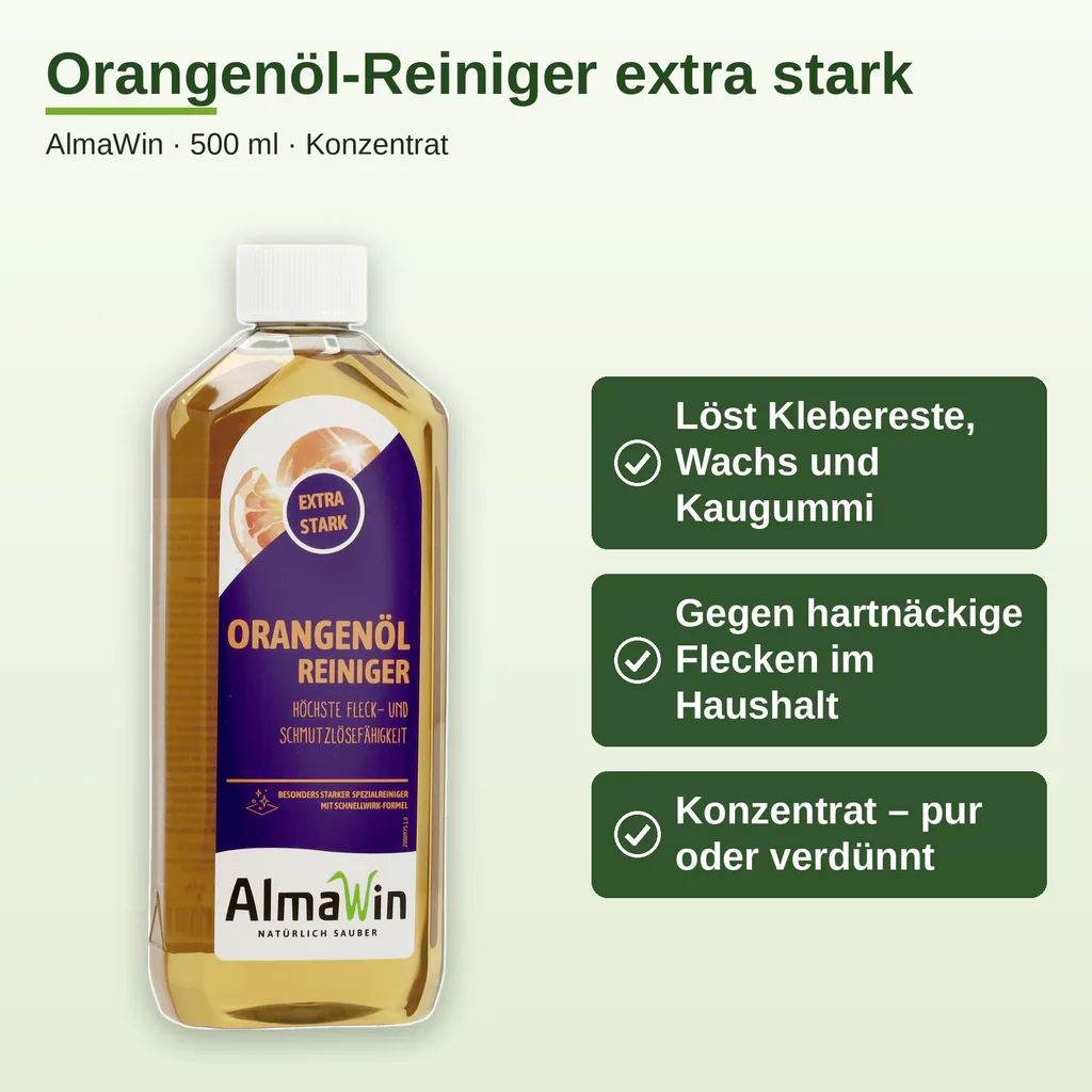 ALMAWIN Orangenölreiniger extra stark 500 ml Konzentrat
