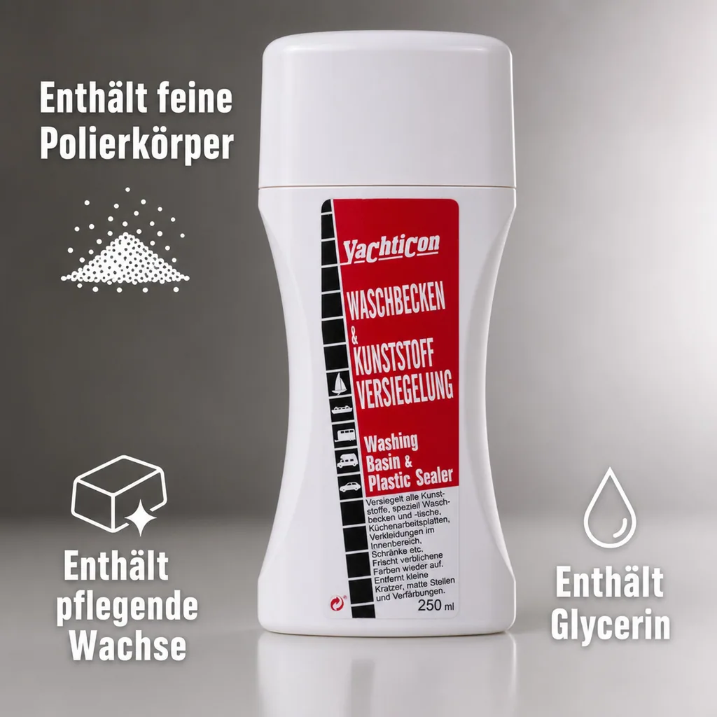 YACHTICON Waschbecken & Kunststoff Versiegelung 250 ml
