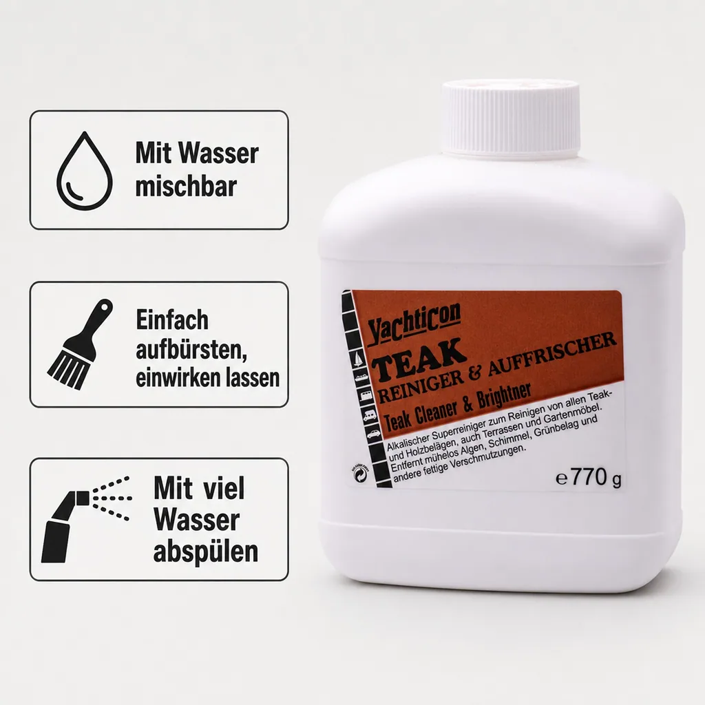 YACHTICON Teak Cleaner & Brightner 770 g