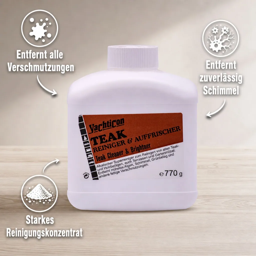 YACHTICON Teak Cleaner & Brightner 770 g