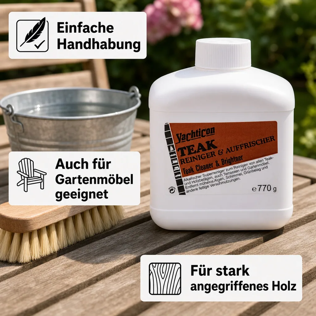 YACHTICON Teak Cleaner & Brightner 770 g